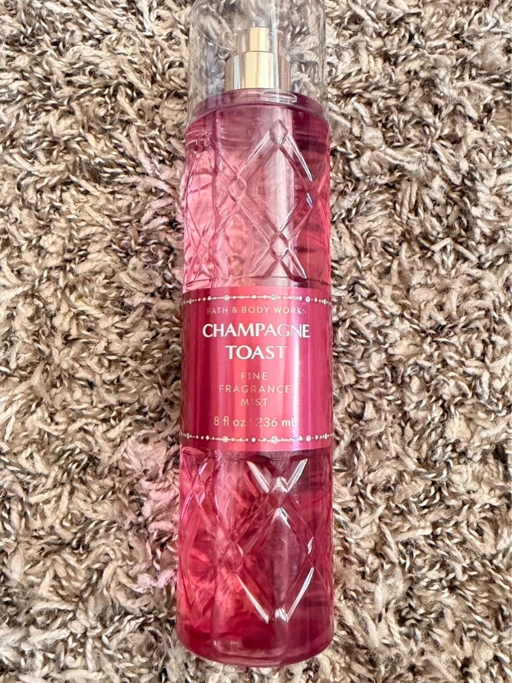 Bath & Body Works Champagne Toast Fine Fragrance Mist - Pink Bottle